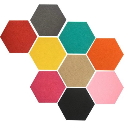 Photos memos display hexagon unique china baby room adhesive EVA felt kids decoration 3d wall sticker