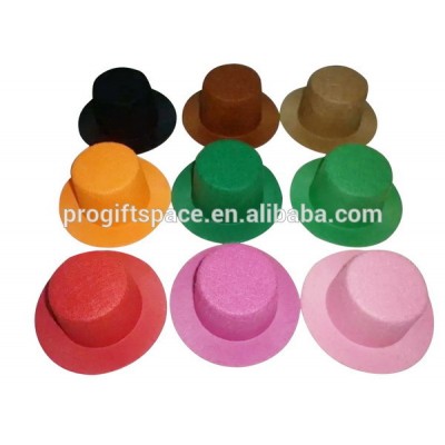 All kinds of custom cheap wool felt mini hat blank body wholesale for kids girl's playing decoration on sale made in China