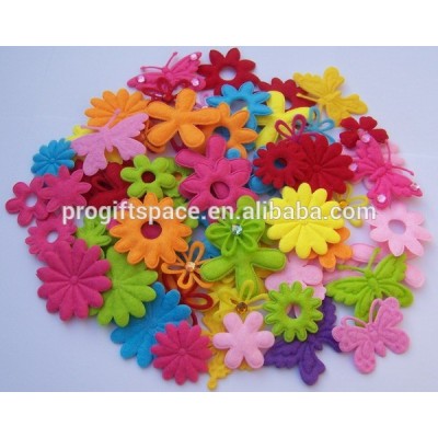 made in china hot new products for 2018 china supplier wholesale Waimaotong website handmade die cut shapes felt flower for diy