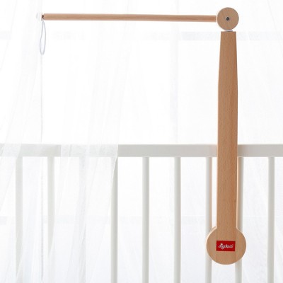 2020 new arrival amazon 38inches adjustable natural wooden bracket baby mobile arm custom funny wood baby crib mobile holder