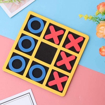 gift box packaging kids playing item classic board game intellectual XO pieces EVA tic tac toe