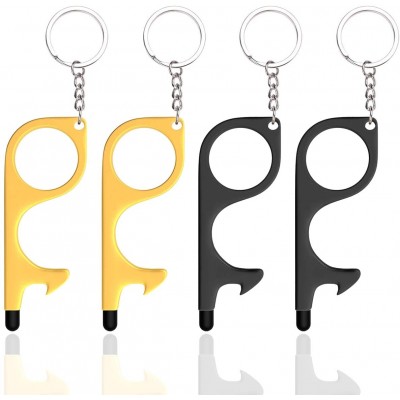 keeping Personal Health Hand Free Touchless No Touch Contactless Door Opener with Keychain for Bottle Opener